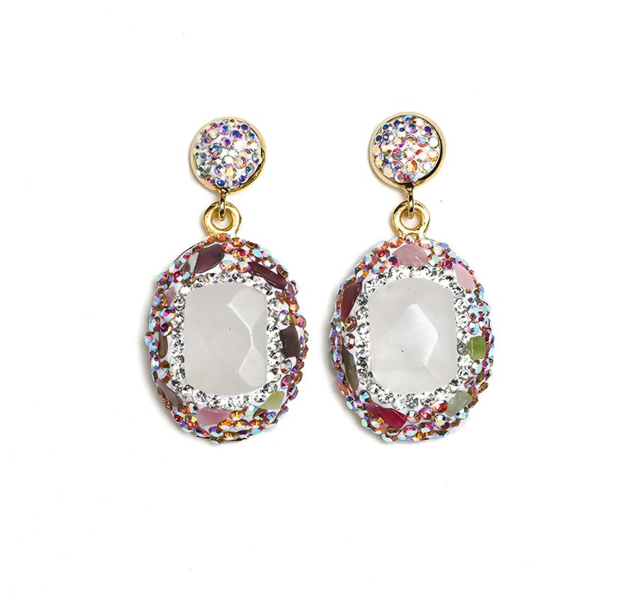 Pure Essence Minimalist Earrings (AL-ER-001): Arkansas Crystal's Quiet Radiance for Inner Clarity