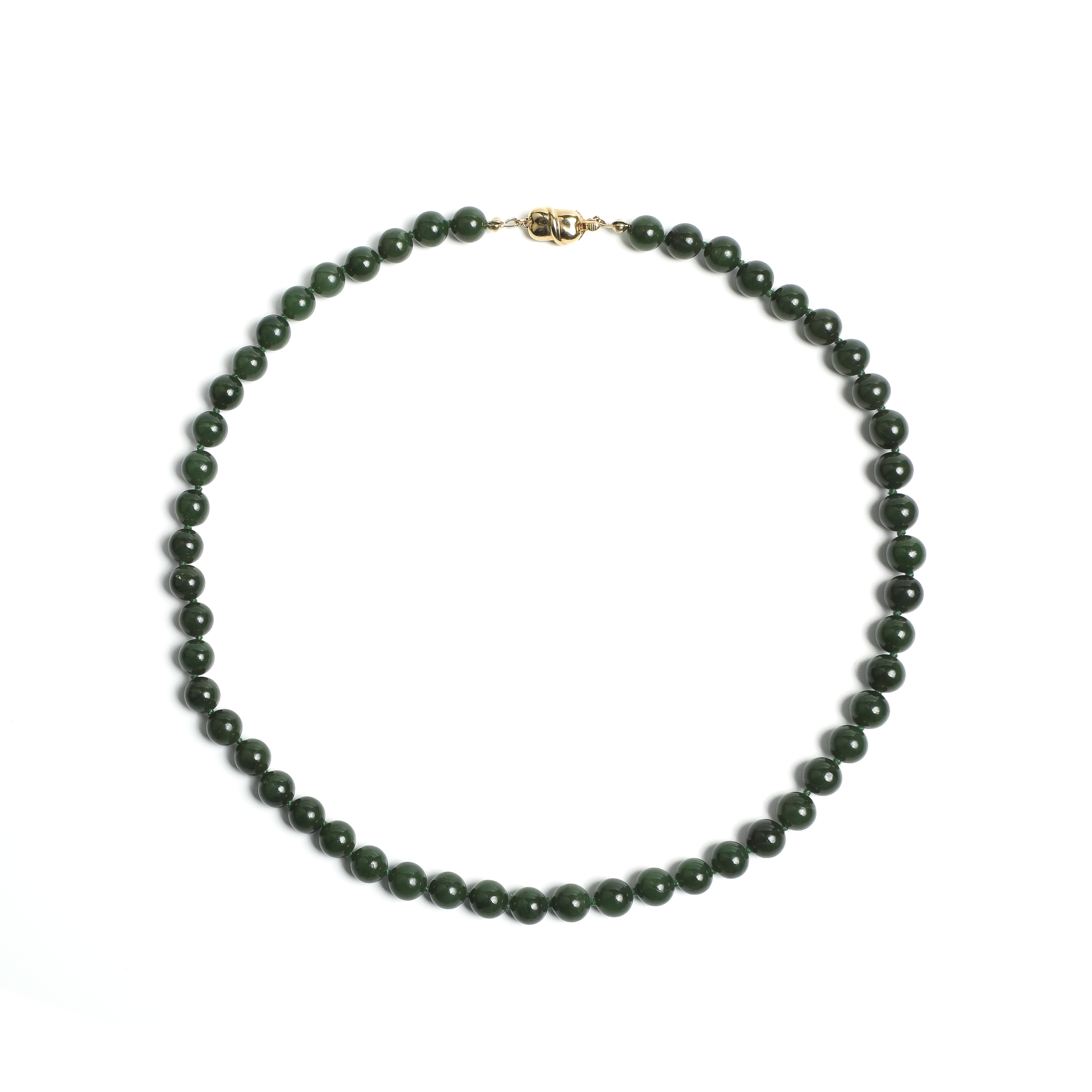 1970s Japanese Natural Jasper Bead Necklace