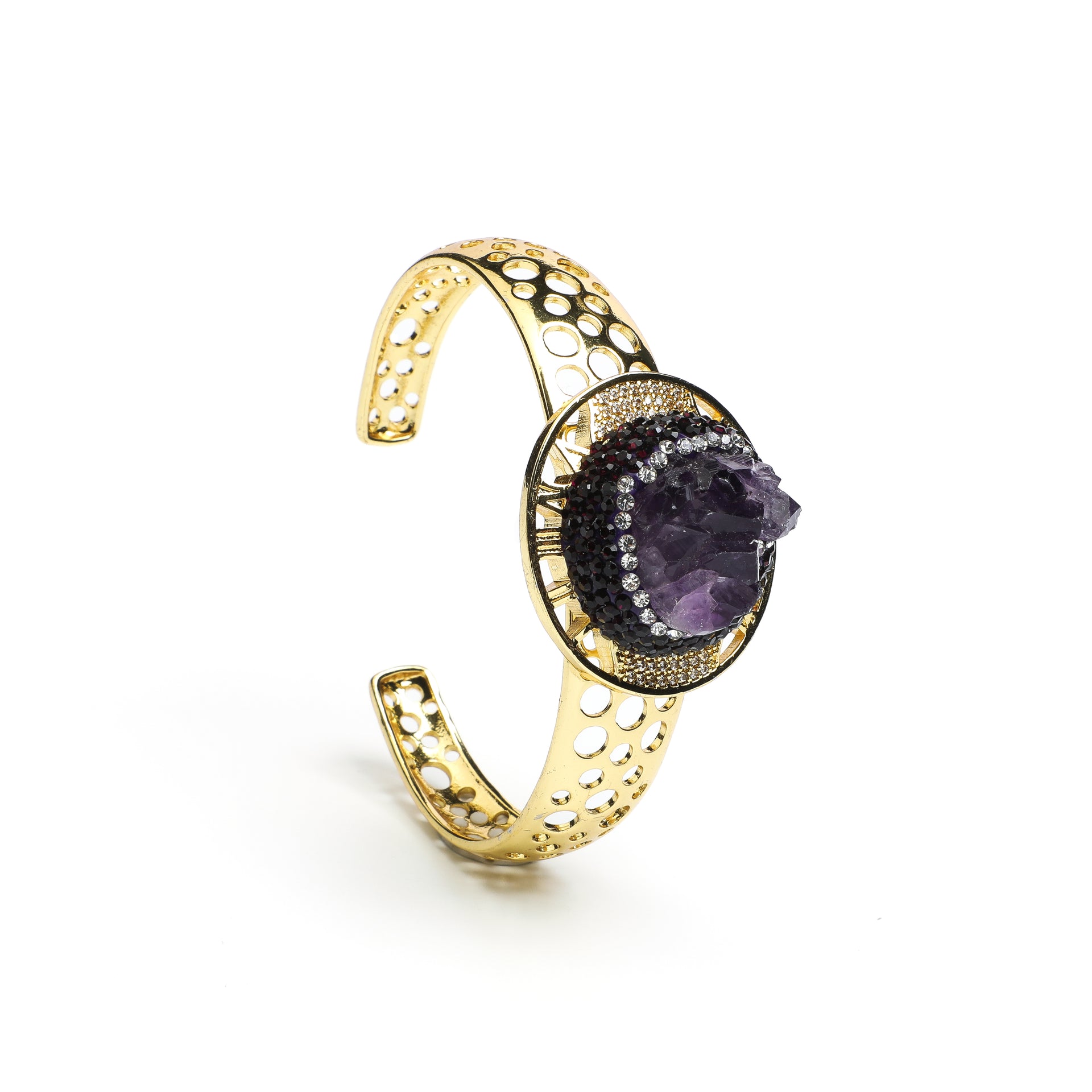 ARTLUMINNA Masterpiece Collection 
Crystal Growth Cuff
AL-BG-006