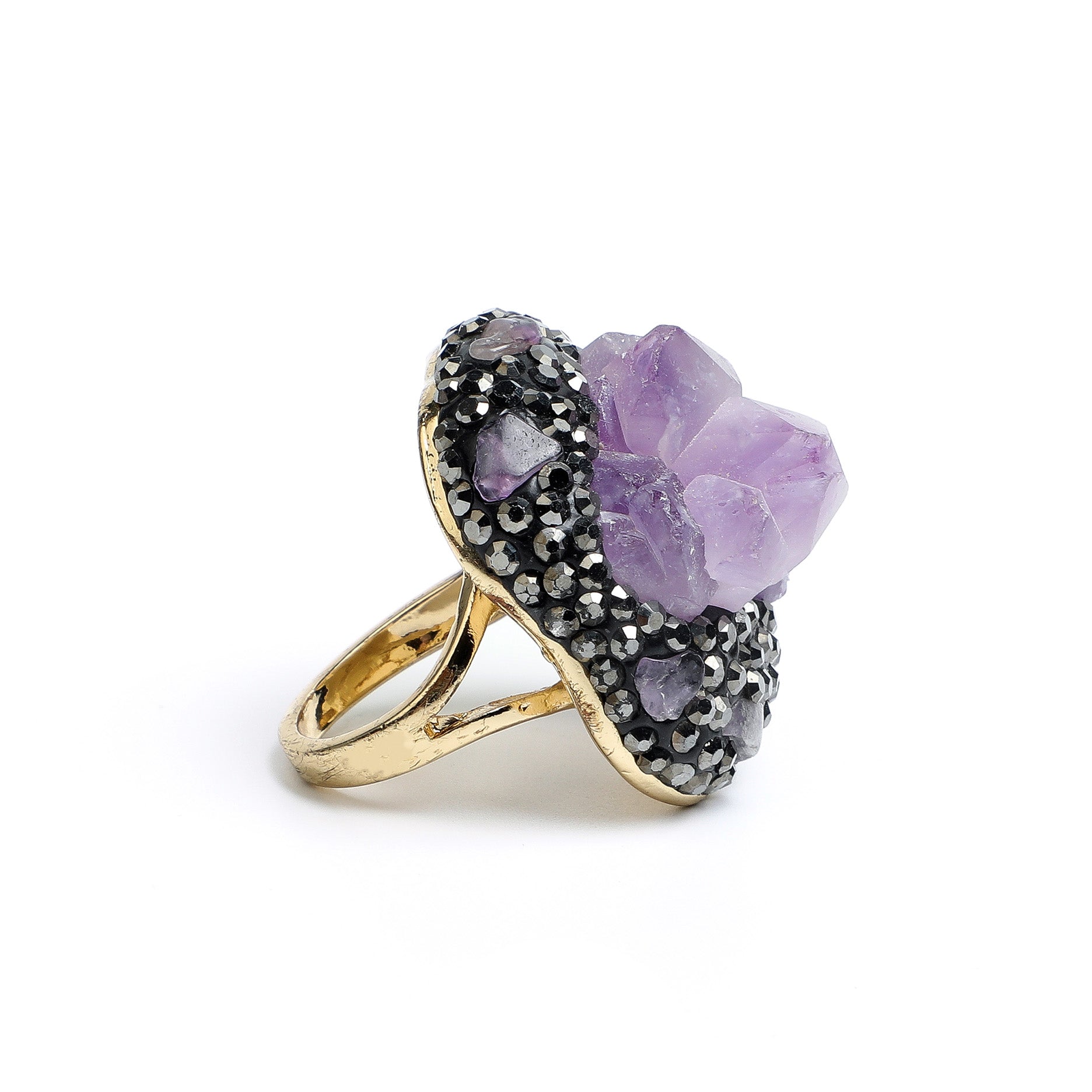 Crystal Blossom Ring 
AL-RG-014