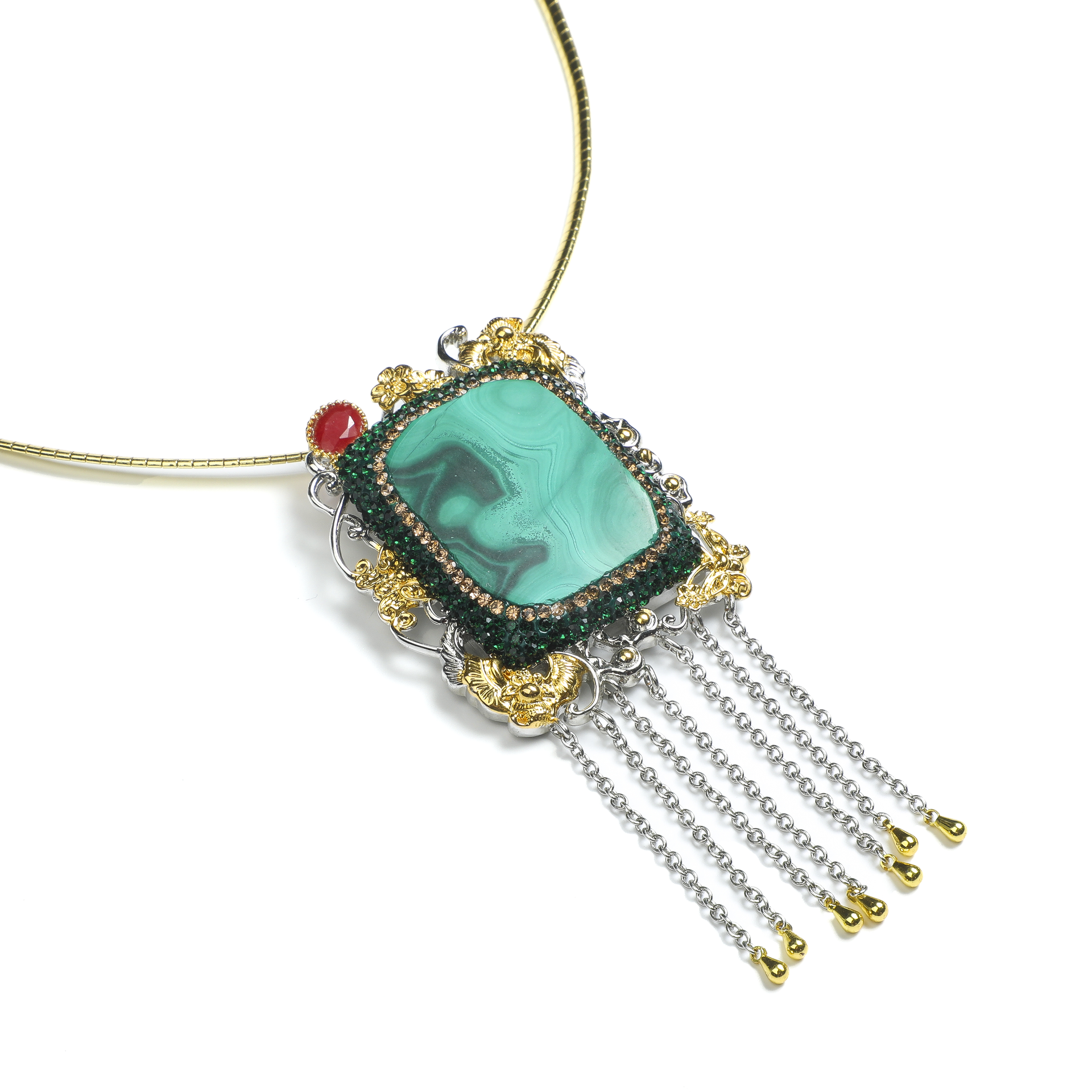 Zen Earthy Elegance Natural Agate Tassel Necklace