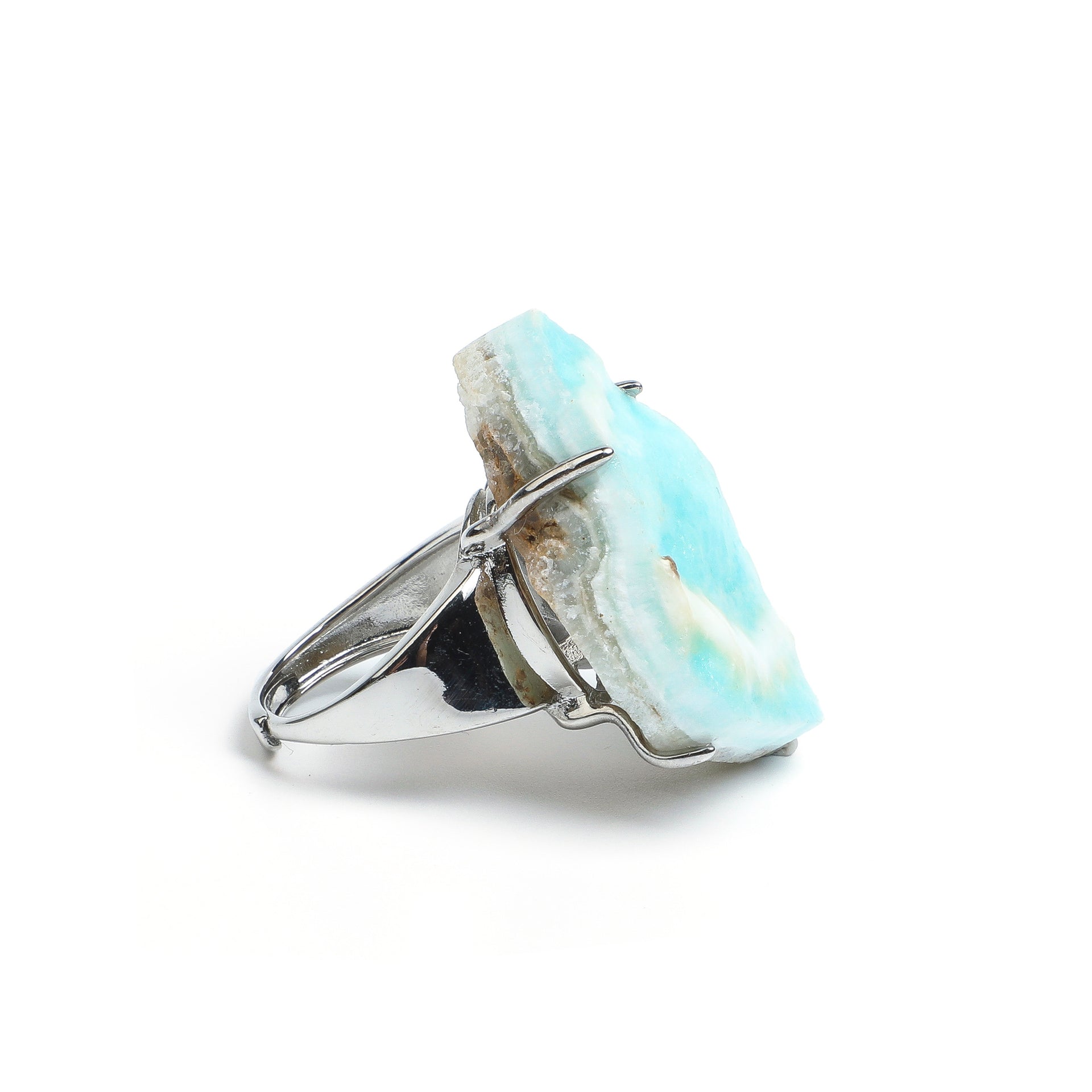 Worldly Wanderlust Collection 
Hemimorphite Seascape Ring