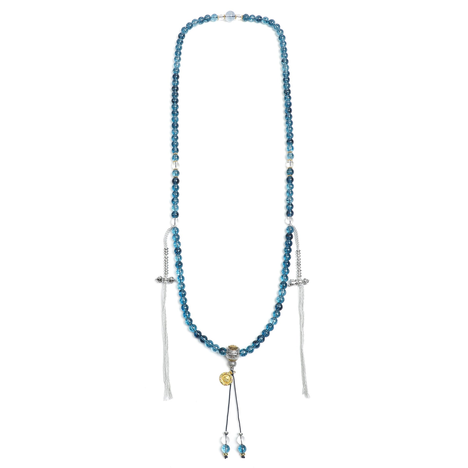 Zen Aquamarine Long Necklace