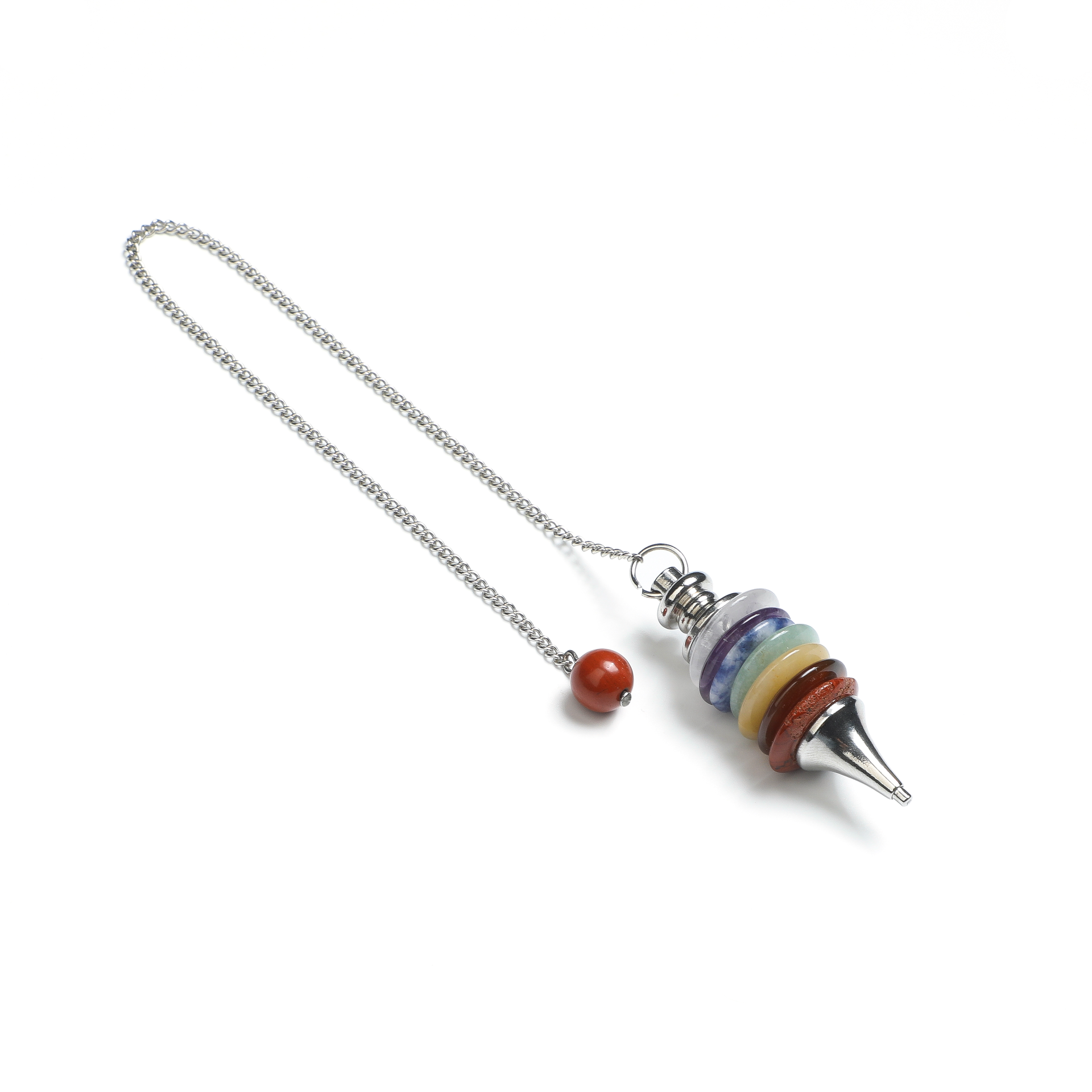 Natural Rainbow Crystal Pendulum