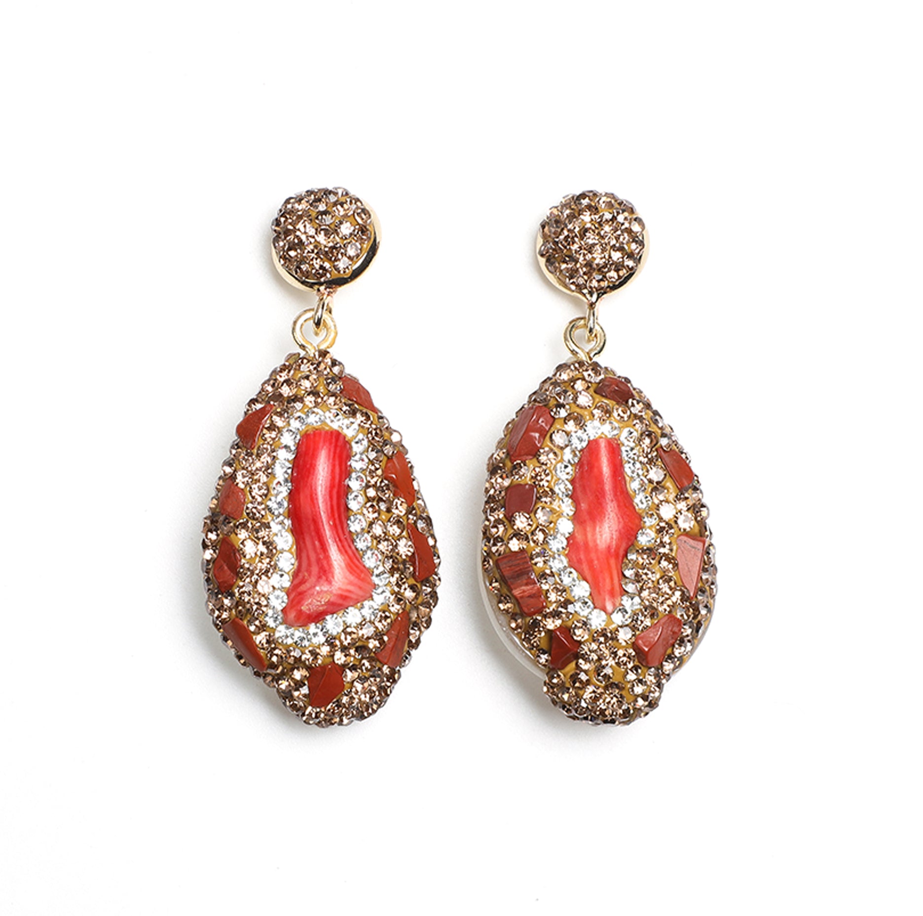 ARTLUMINNA Masterpiece Collection Mediterraneo Rinascita Earrings 
AL-ER-006