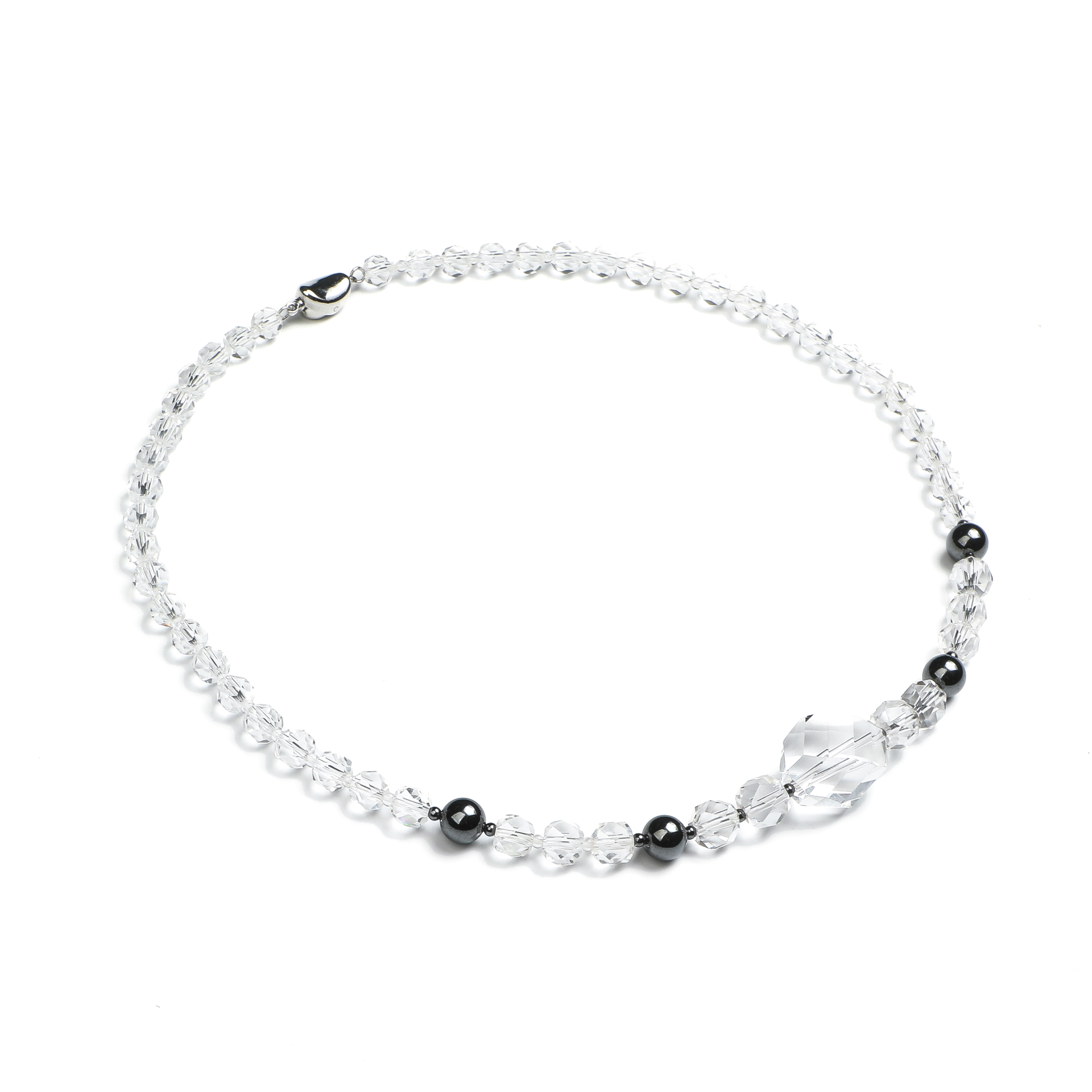 Luminous Revival Collection
Crystal & Hematite Harmony Necklace