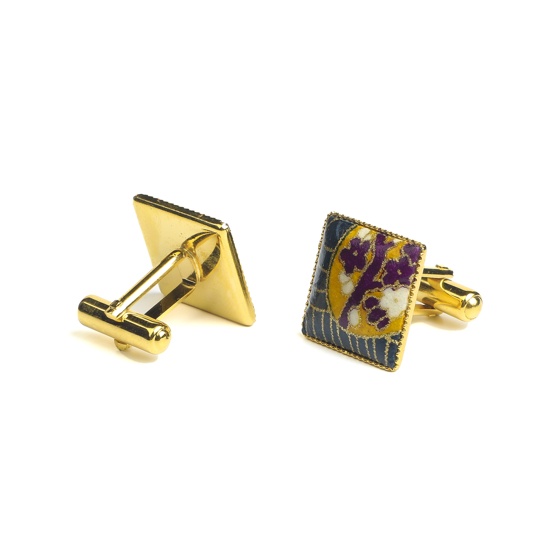 ARTLUMINNA | Japanese Vintage Washi Paper Cufflinks