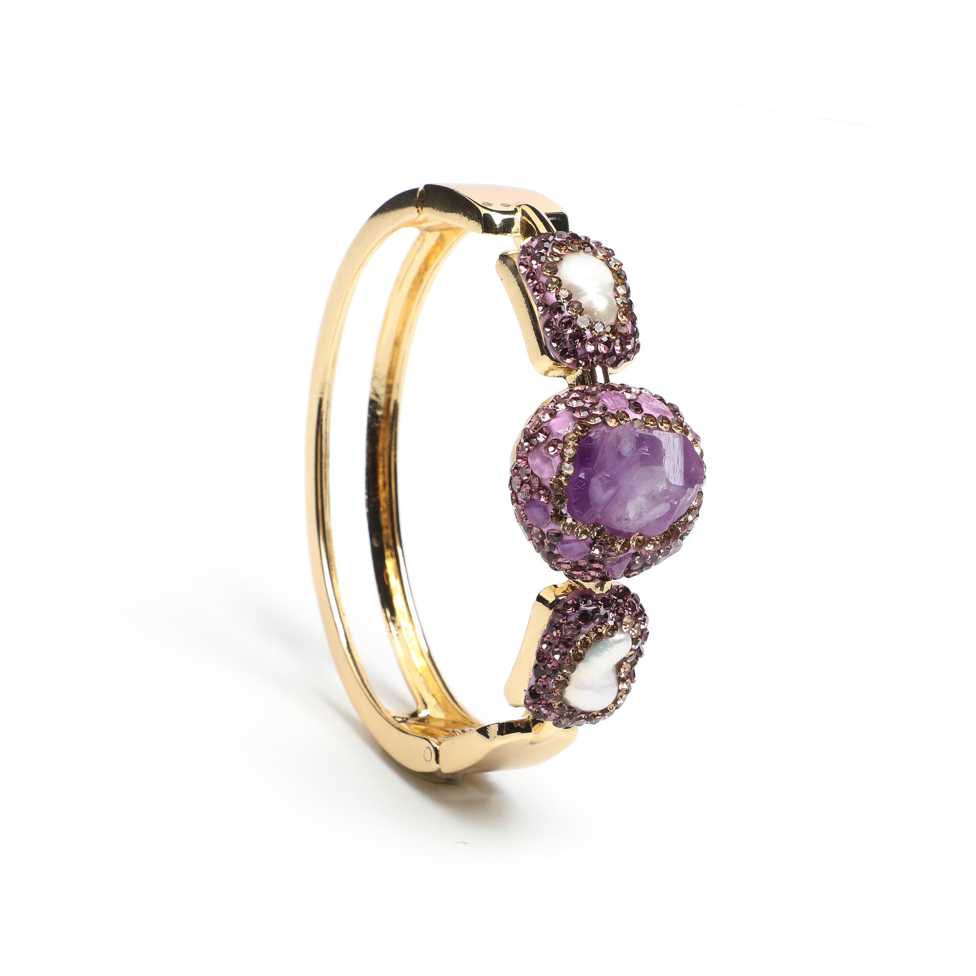 ARTLUMINNA Masterpiece Collection 
Amethyst Grace Cuff 
AL-BG-005
