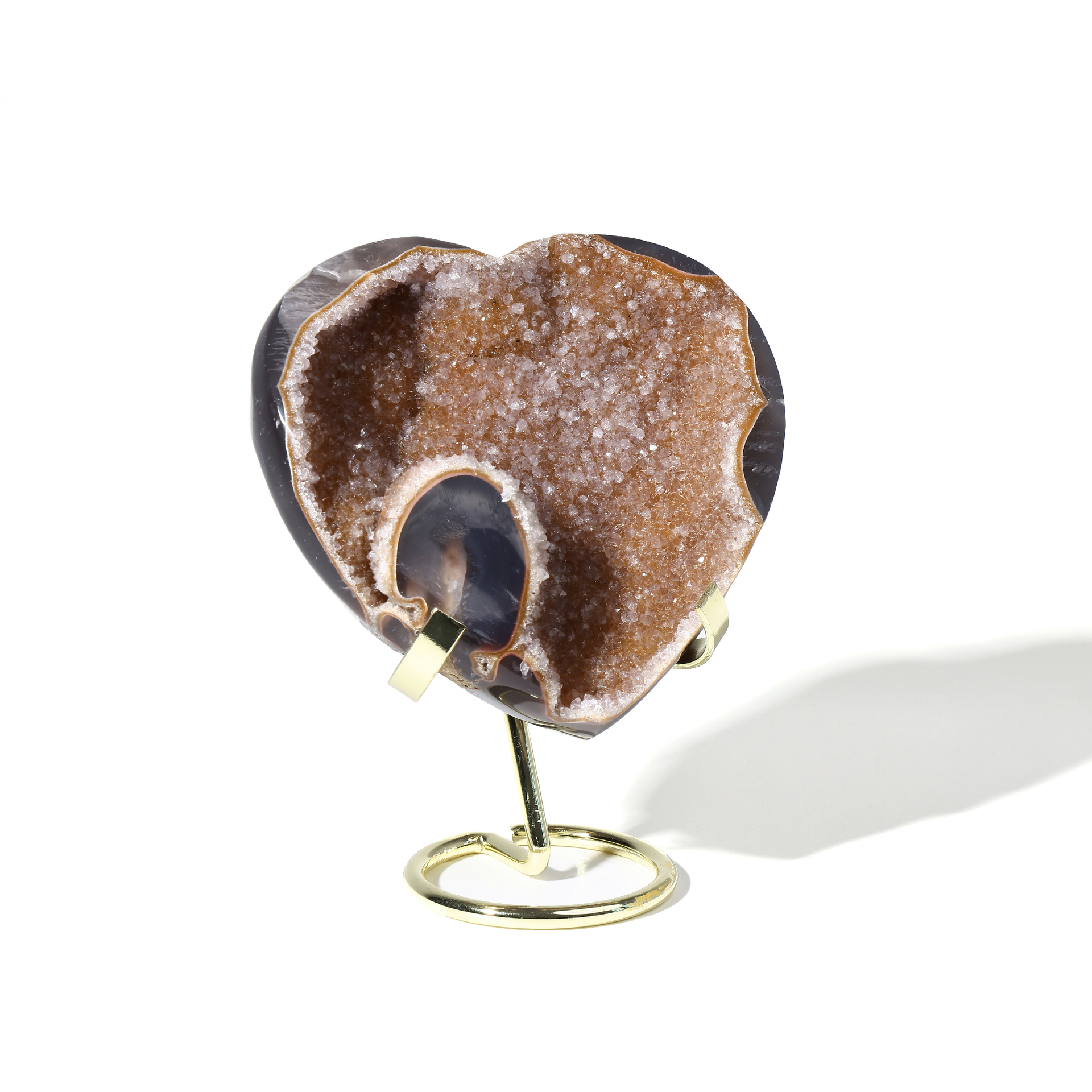 Sun-Kissed Heart Crystal