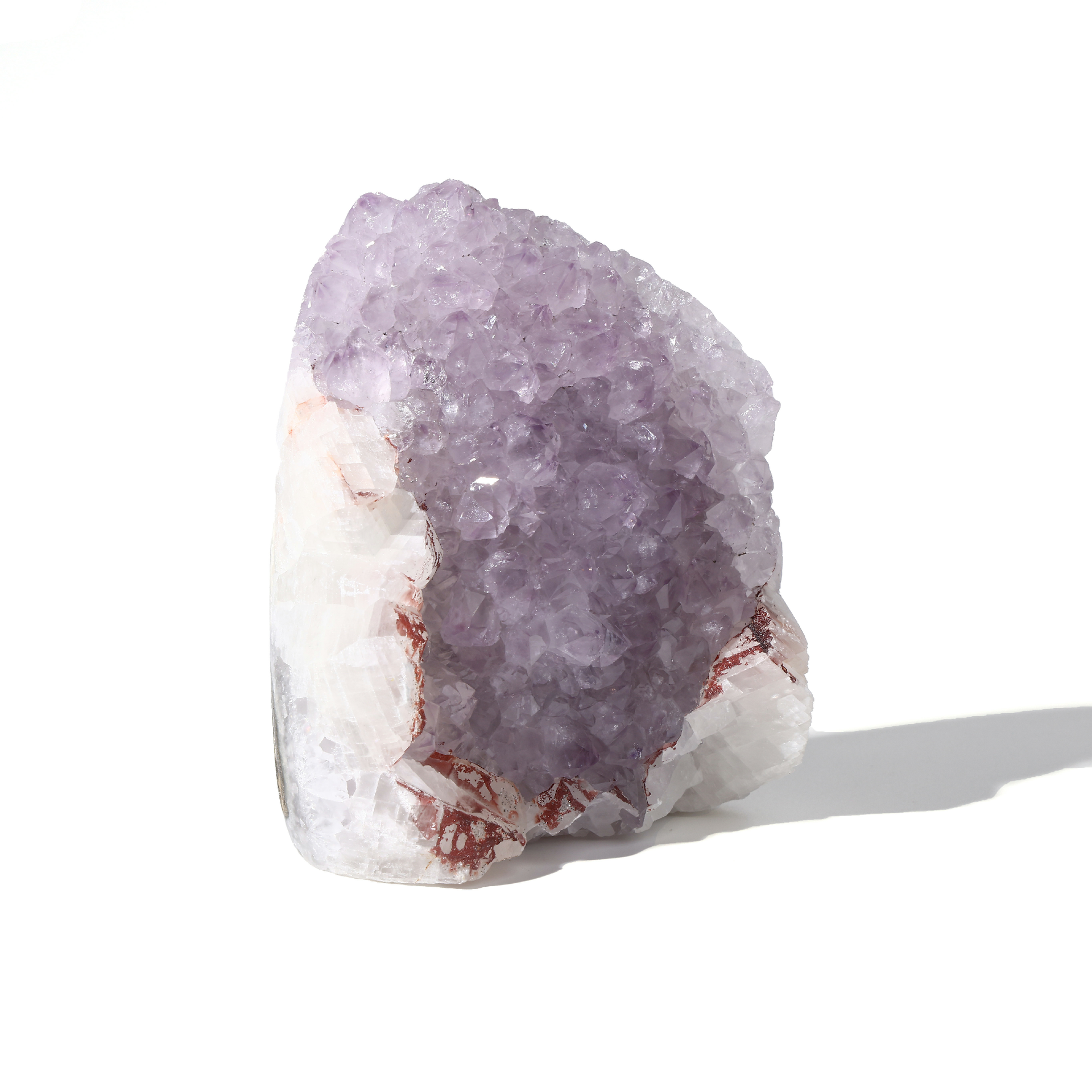 Amethyst-Calcite Duet
