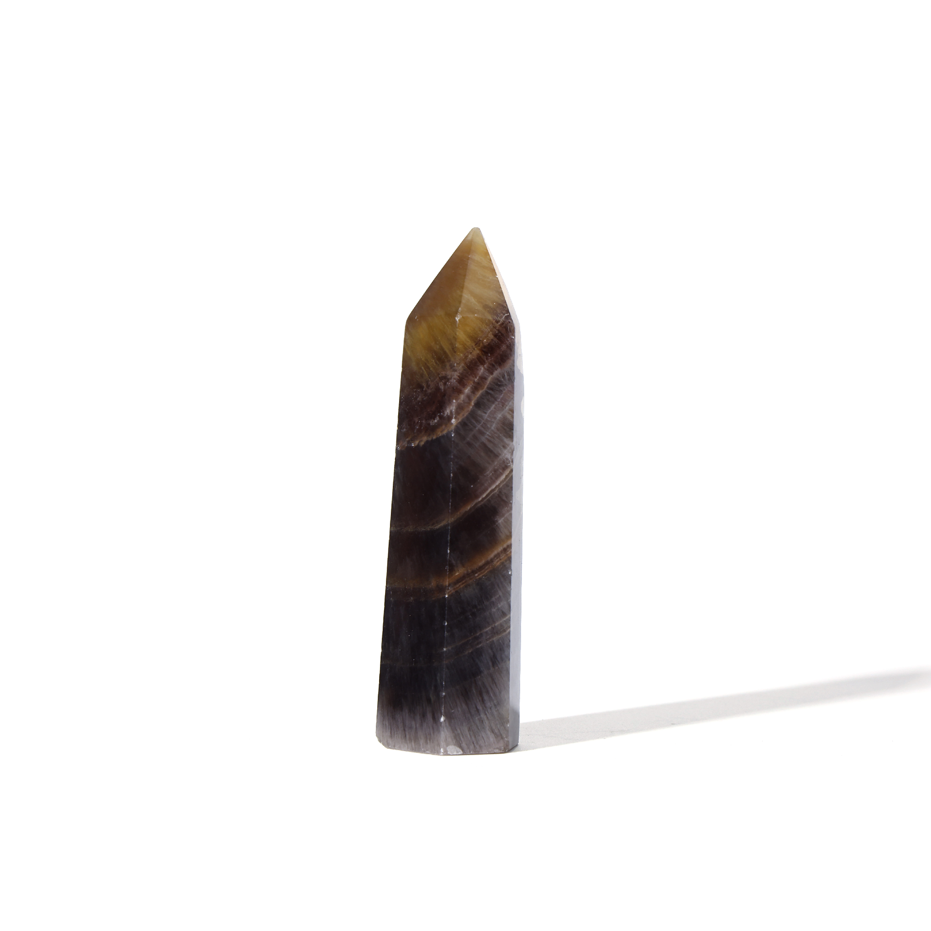 Golden Energy Pillar Crystal