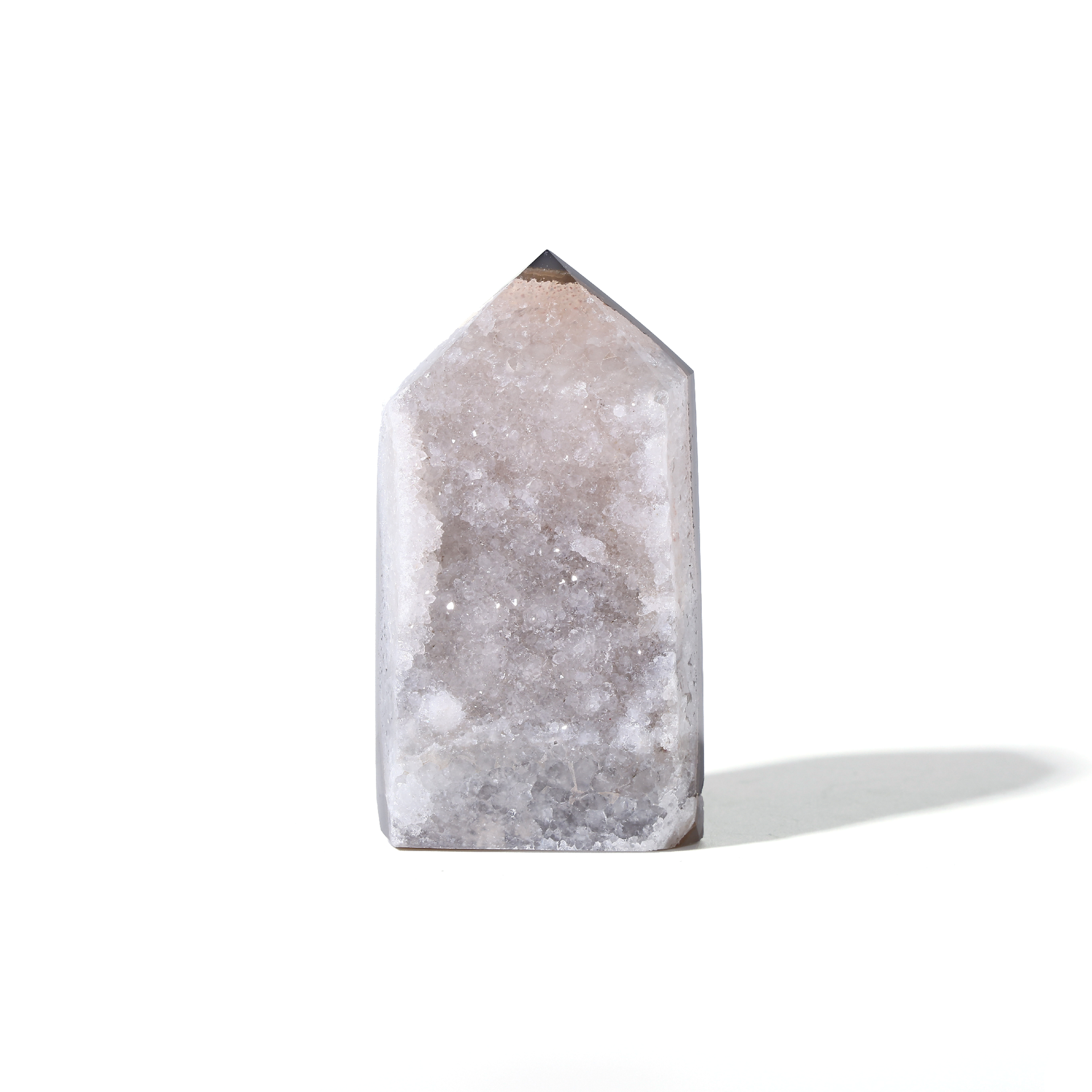 Pure Geode Pillar Crystal