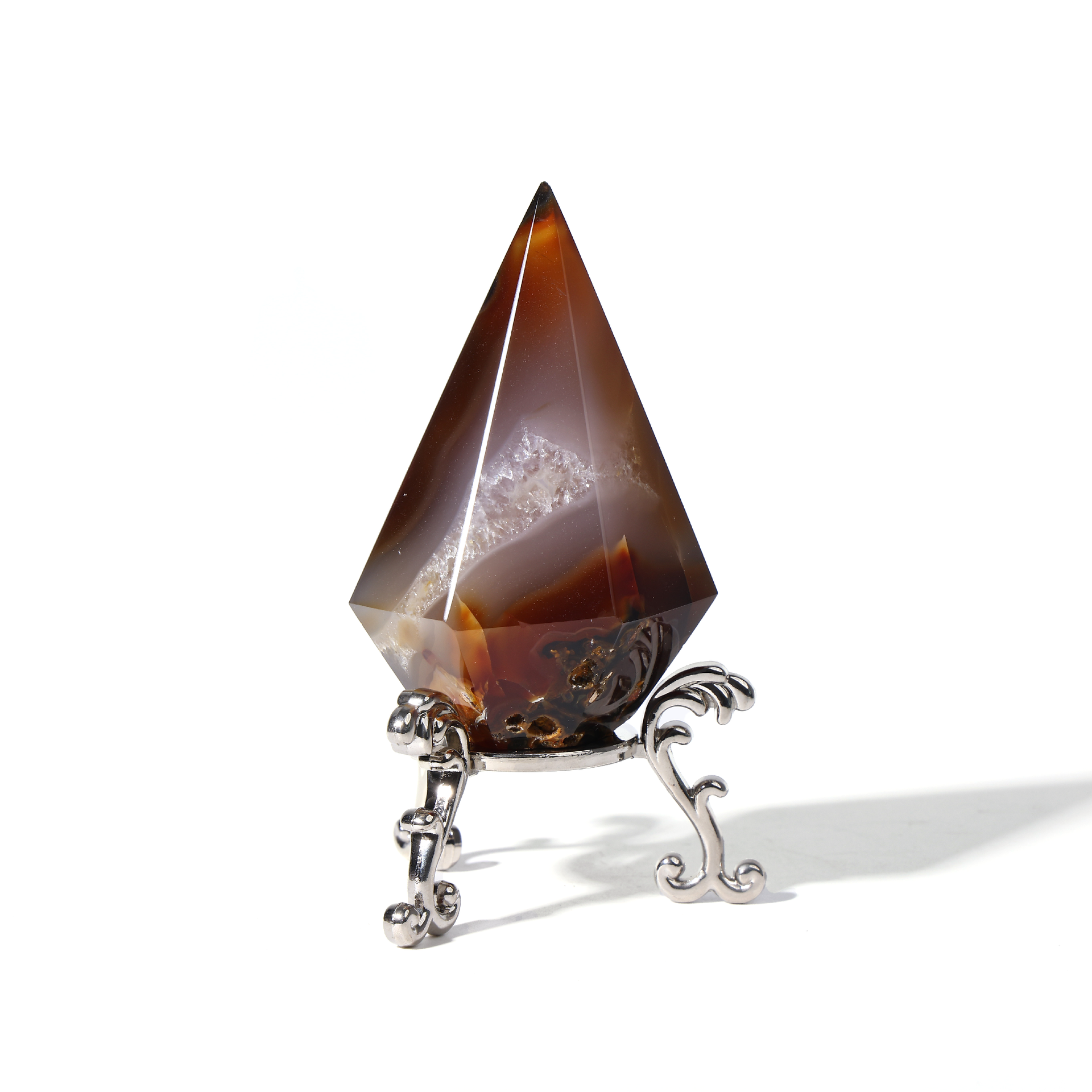 Lightning Crown Pyramid Crystal