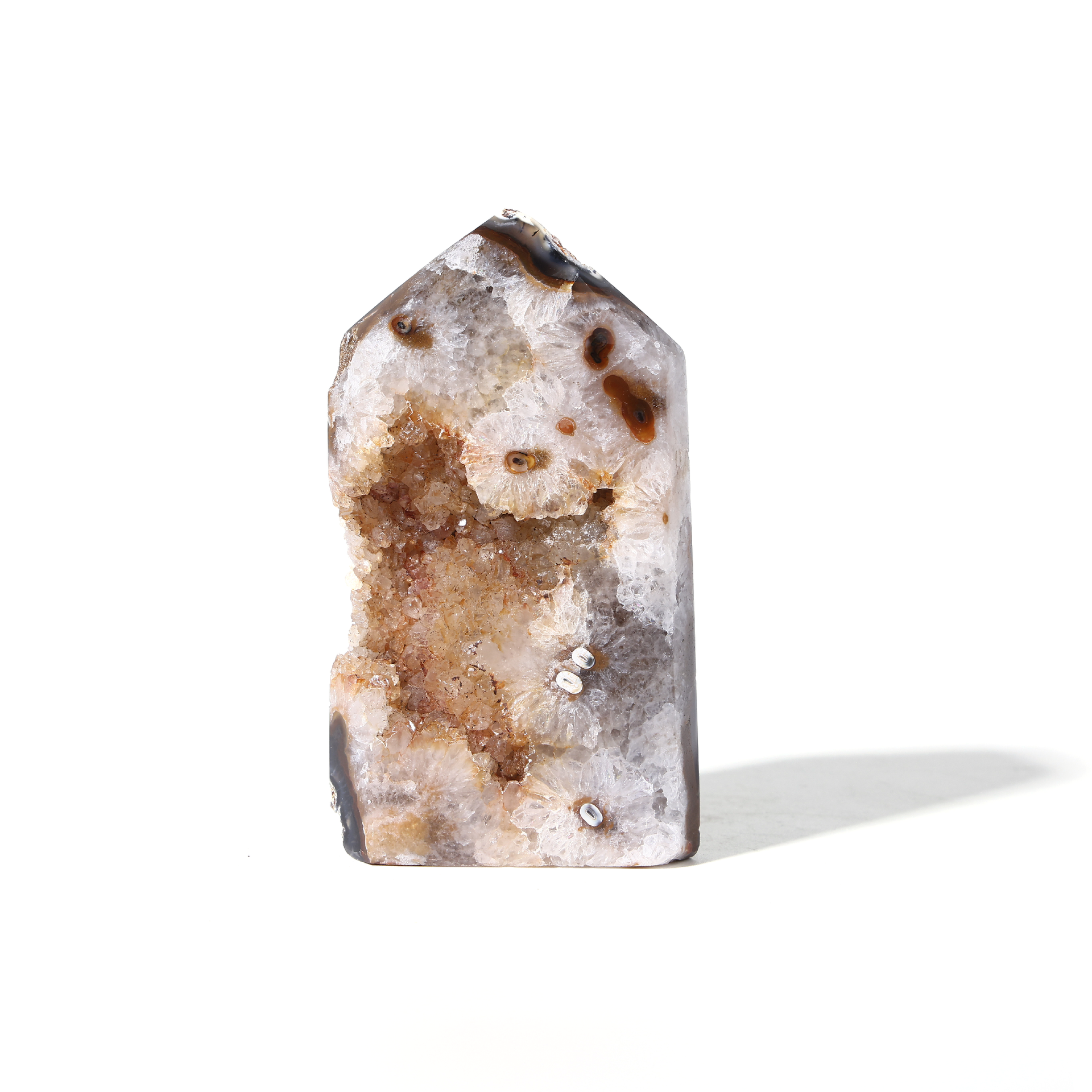 Golden Bloom Monolith Crystal