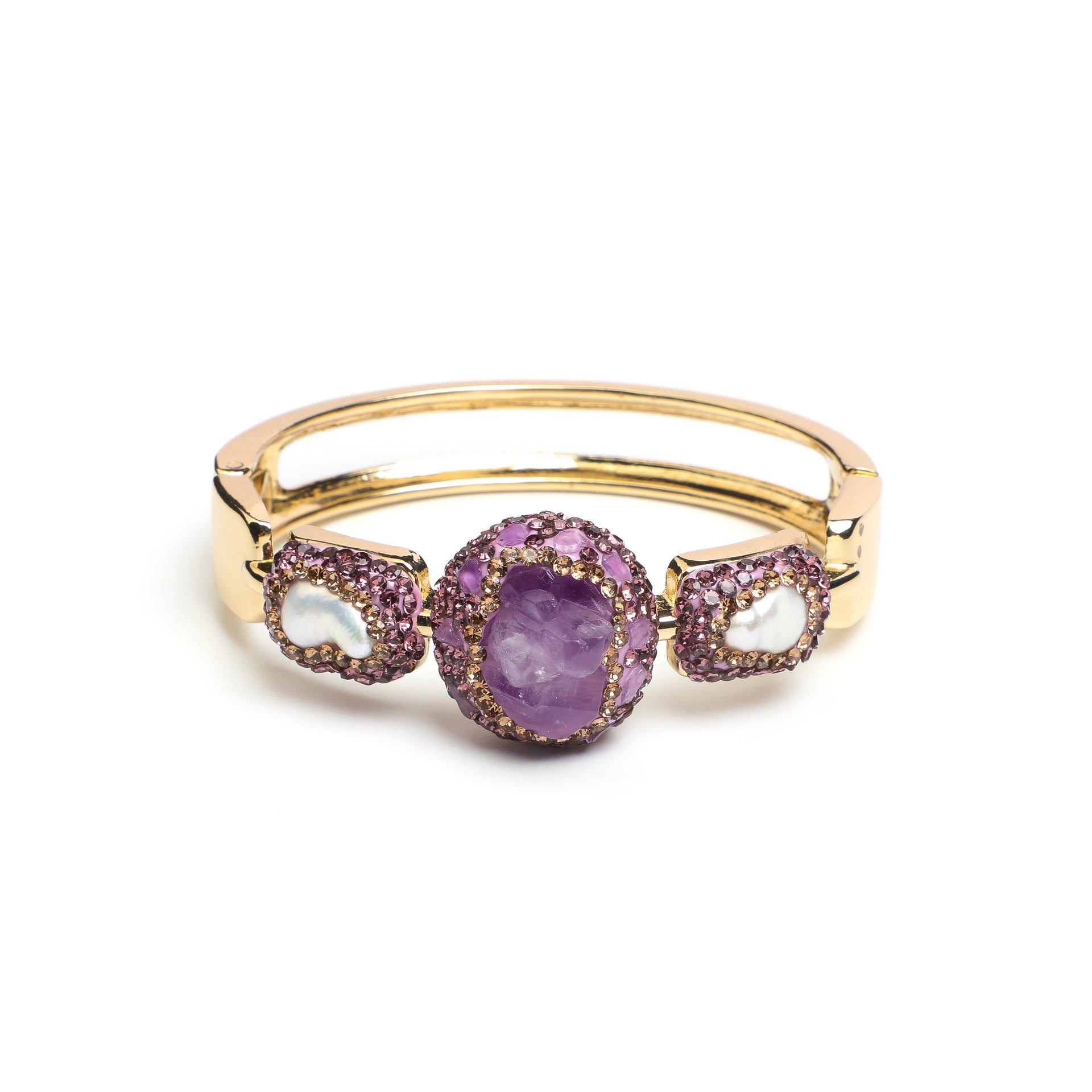 ARTLUMINNA Masterpiece Collection 
Amethyst Grace Cuff 
AL-BG-005
