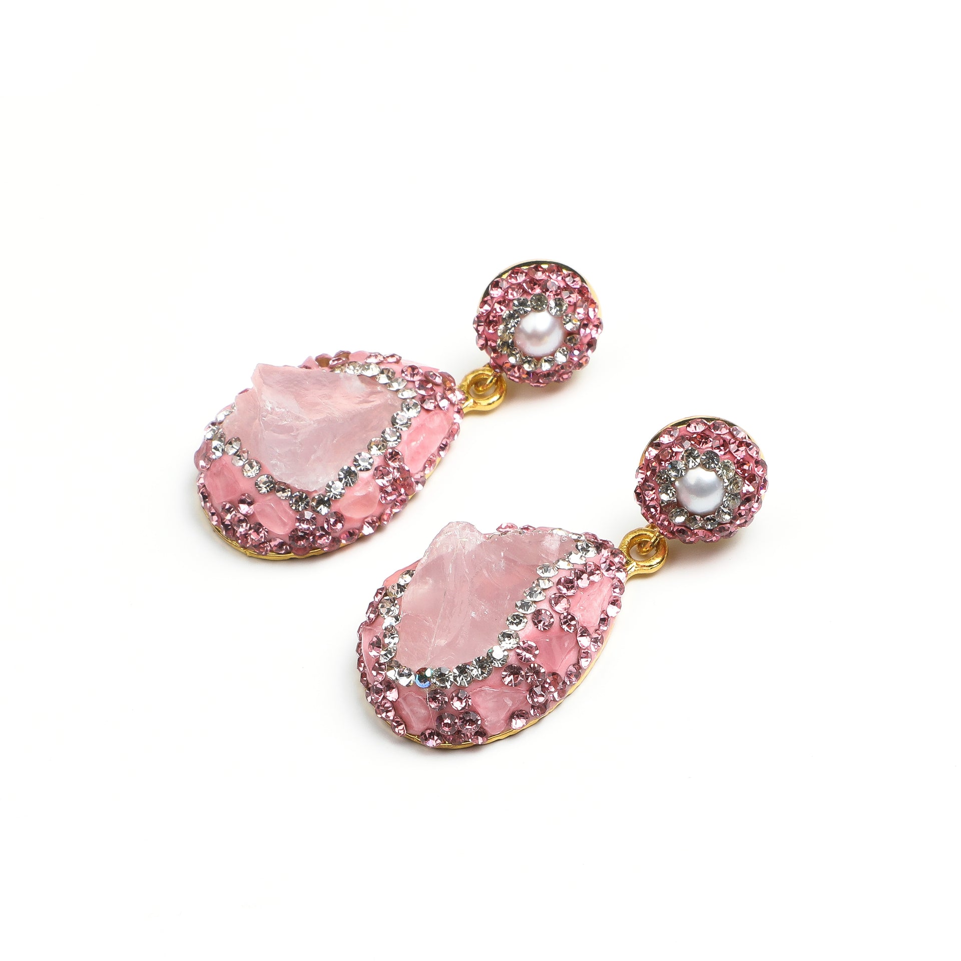 ARTLUMINNA Masterpiece Collection Pink Love Letter Earrings
 AL-ER-004