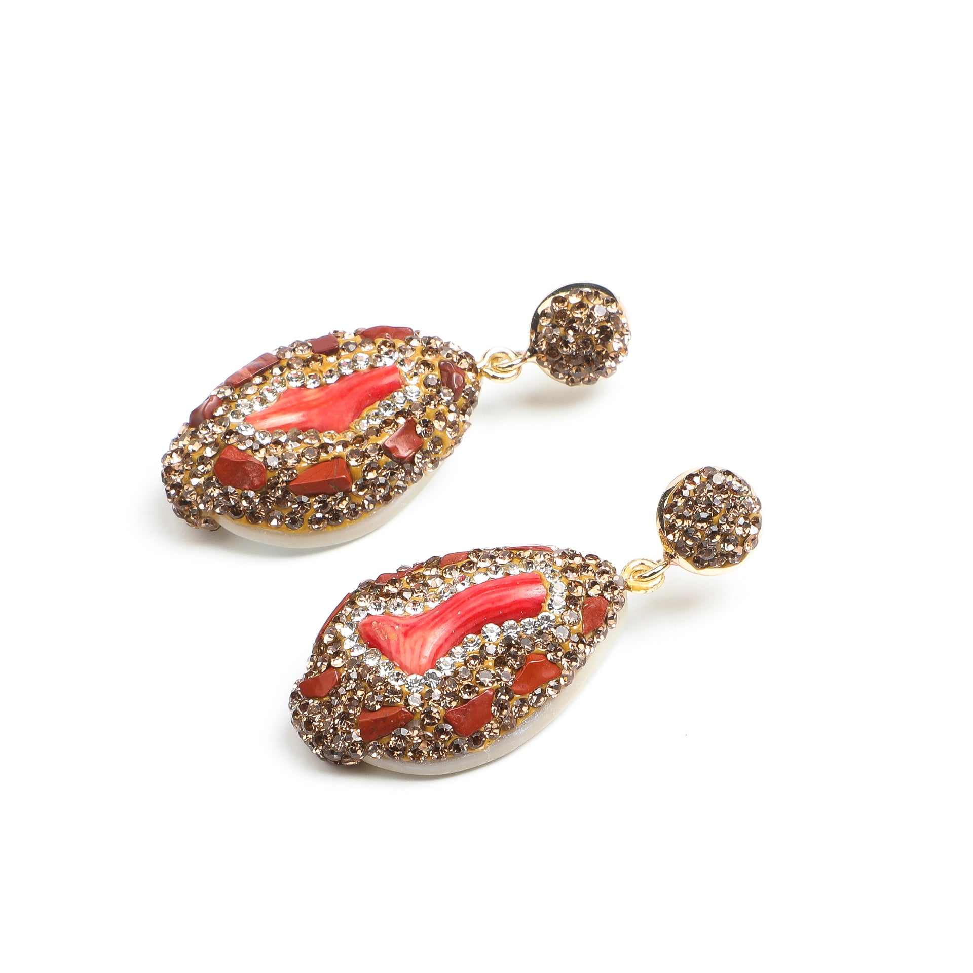 ARTLUMINNA Masterpiece Collection Mediterraneo Rinascita Earrings 
AL-ER-006