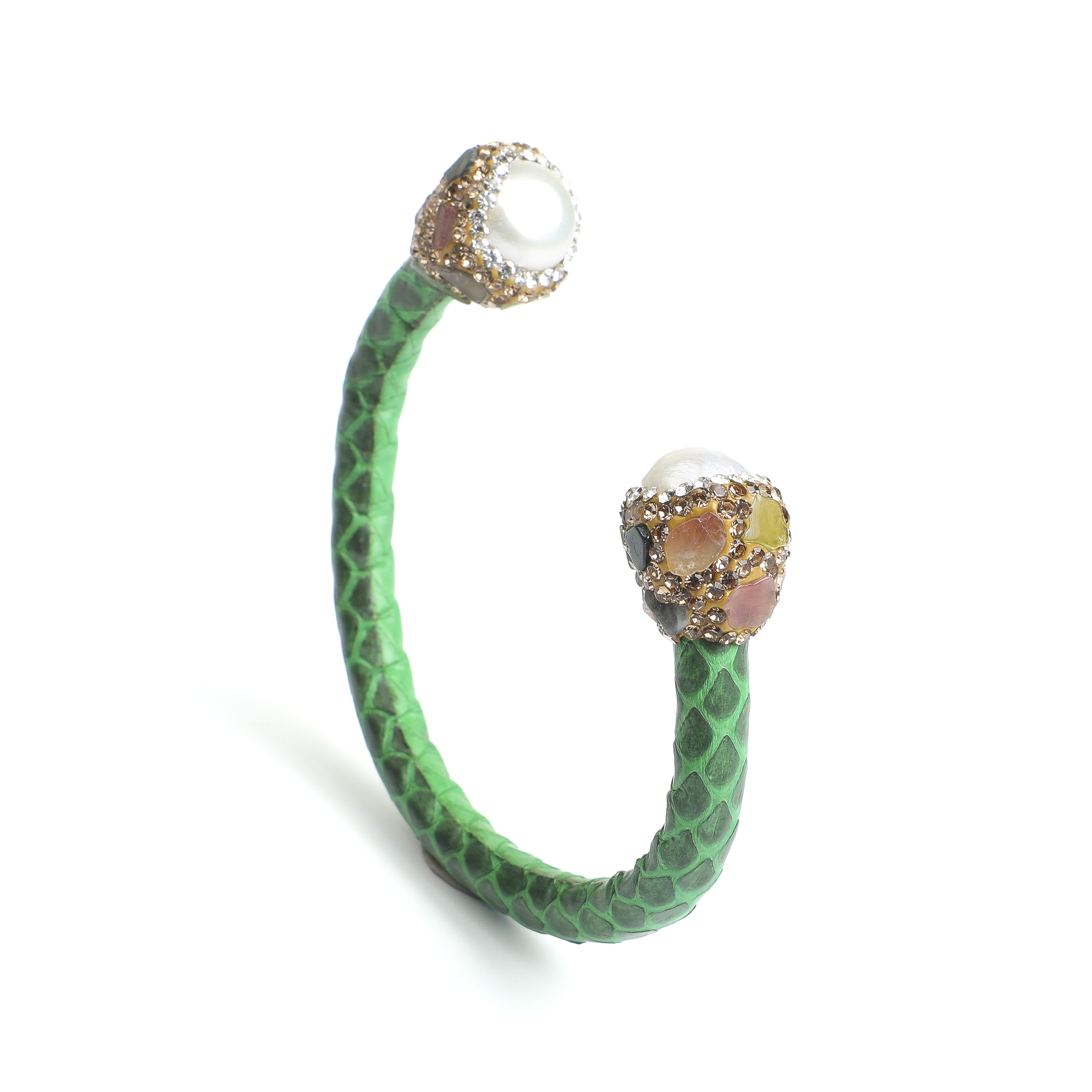 ARTLUMINNA Masterpiece Collection 
Mediterranean Verde Bangle 
AL-BG-010